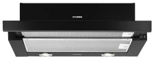 Вытяжка встраиваемая Hyundai HBH 6232 BK черный управление: кулисные переключатели (1 мотор)  