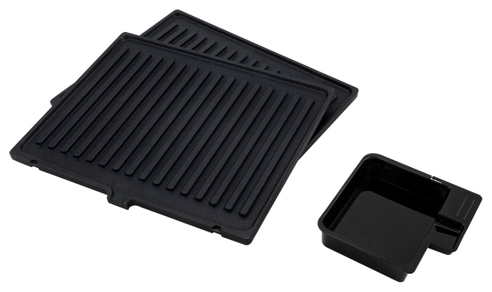 Электрогриль Hyundai HYG-5047 2200Вт серебристый/черный