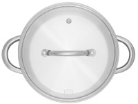 Кастрюля Rondell Point RDS-1312 4.8л. d=24см (с крышкой) стальной