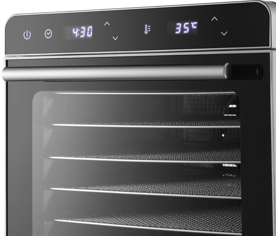 Сушка для фруктов и овощей Kitfort КТ-1948 6под. 700Вт нержавеющая сталь  