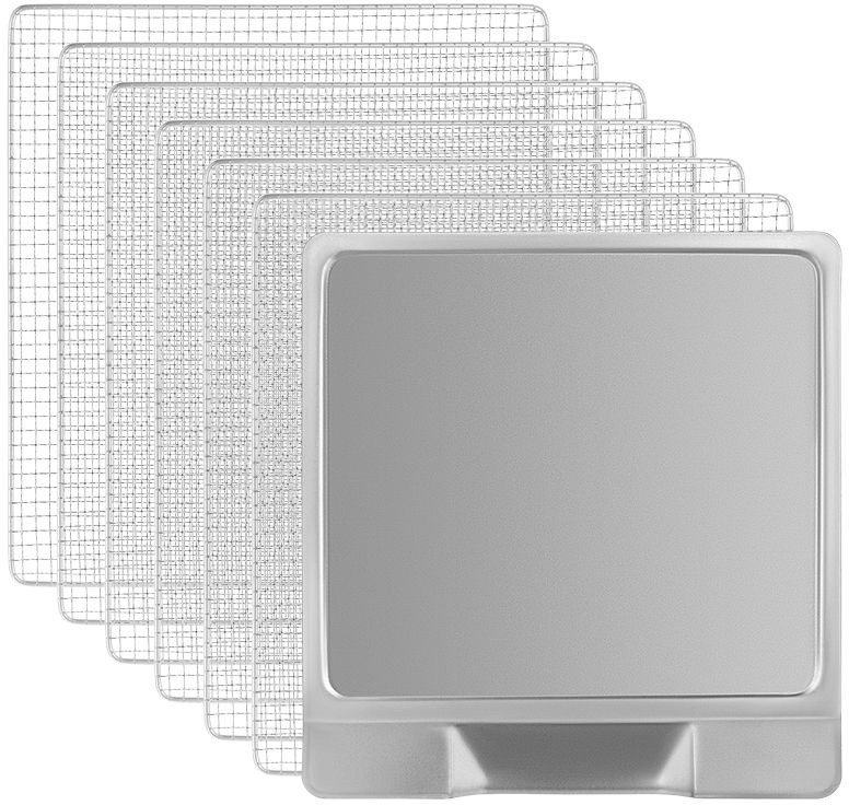 Сушка для фруктов и овощей Kitfort КТ-1948 6под. 700Вт нержавеющая сталь  