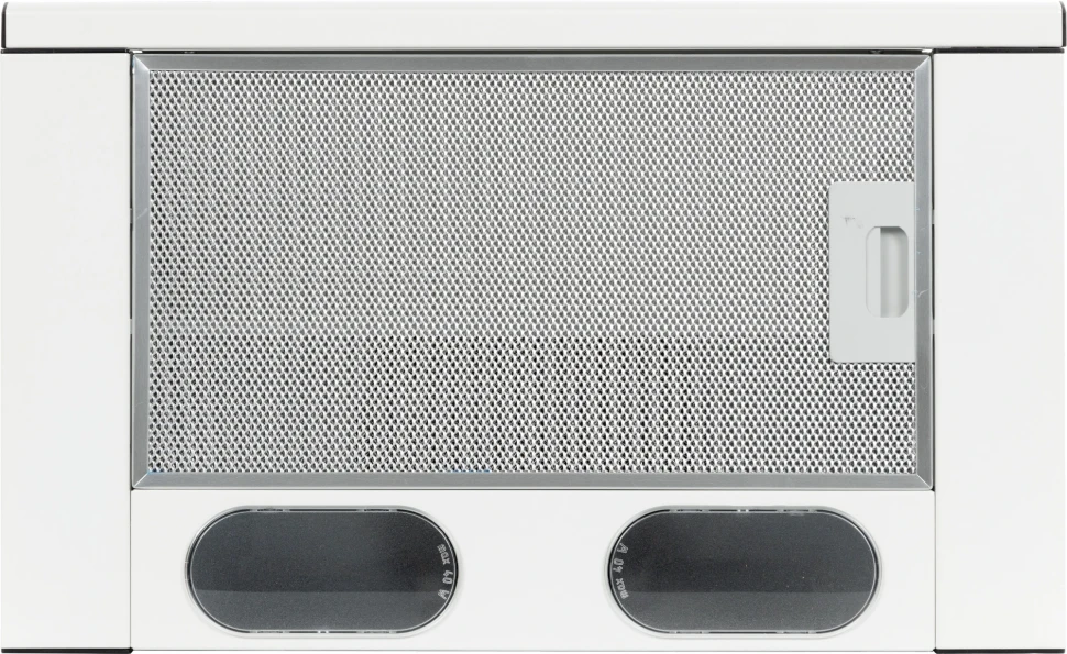 Вытяжка встраиваемая Elikor Интегра 50П-400-В2Л белый управление: кнопочное (1 мотор)  