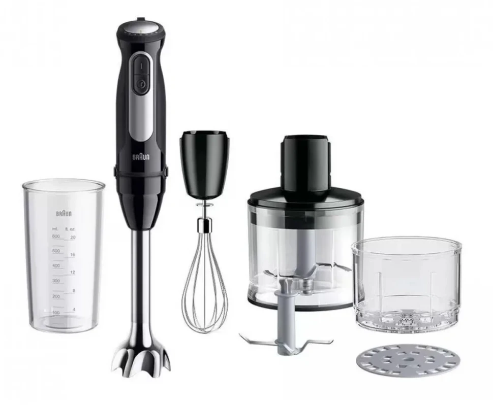 Блендер погружной Braun MQ55254MBK 1000Вт черный  