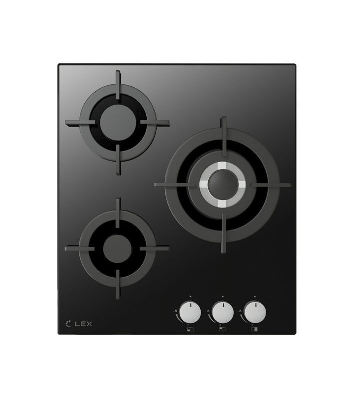Газовая варочная поверхность Lex GVG 430 BL черный  