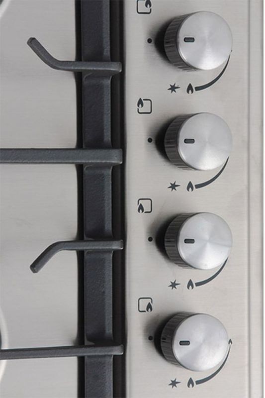 Газовая варочная поверхность Darina 1T1 BGM 341 12 X нержавеющая сталь  