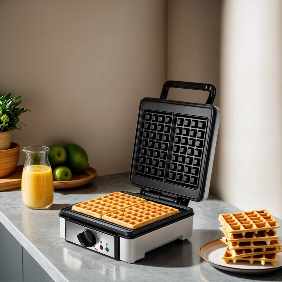 Вафельница Kitfort КТ-1646 1200Вт белый