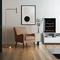 Винный шкаф Caso WineSafe 12 1-нокамерн. черный глянц.