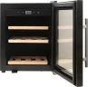 Винный шкаф Caso WineSafe 12 1-нокамерн. черный глянц.