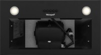 Вытяжка встраиваемая Weissgauff Leaf 600 PB Full Black Enamel черный управление: кнопочное (1 мотор)