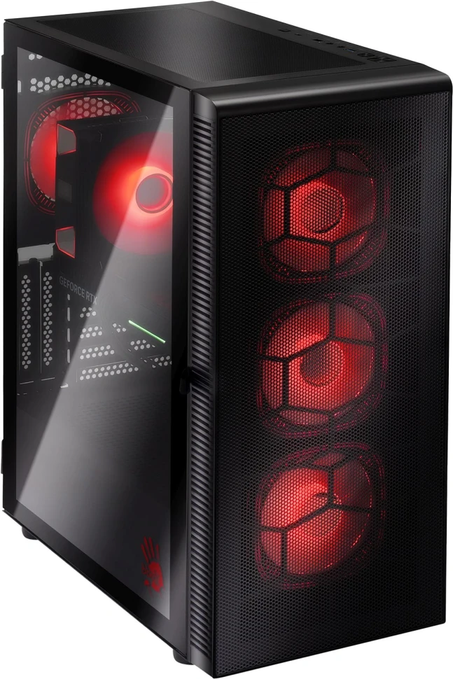 ПК Bloody BD-PC CB76T2 TWR i7 14700F (2.1) 32Gb SSD1Tb RTX5070 12Gb Windows 11 Home 64 2.5xGbitEth 650W черный (RUS) (2141987)  