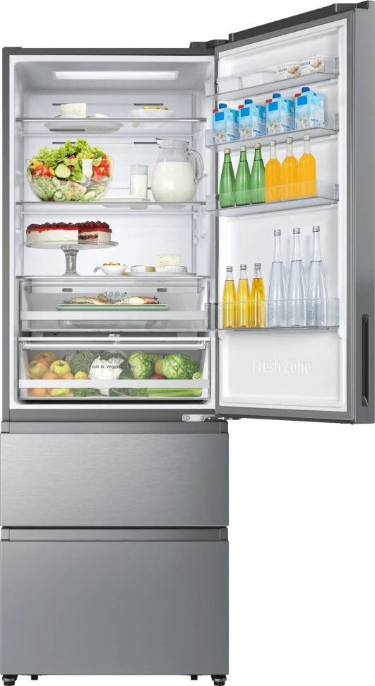 Холодильник Hisense RT641N4ACE 2-хкамерн. серый инвертер  