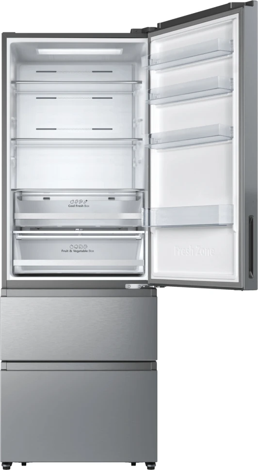 Холодильник Hisense RT641N4ACE 2-хкамерн. серый инвертер  