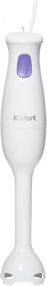 Блендер погружной Kitfort КТ-3039-1 200Вт белый/фиолетовый  