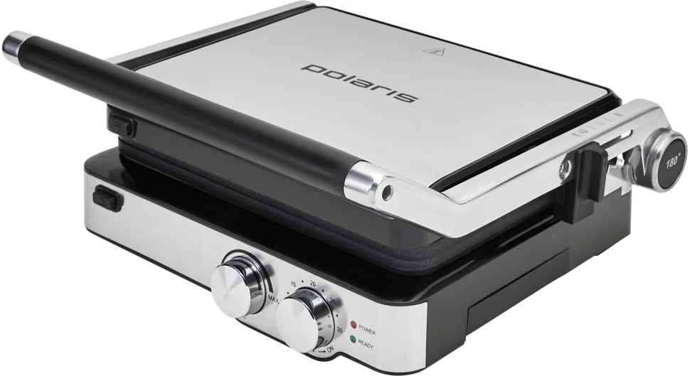 Электрогриль Polaris PGP 2402 2000Вт серебристый  