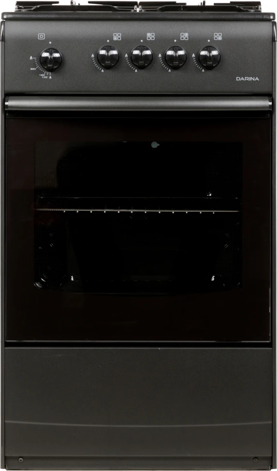 Плита Газовая Darina S GM 441 001 At антрацит/черный (без крышки) реш.сталь