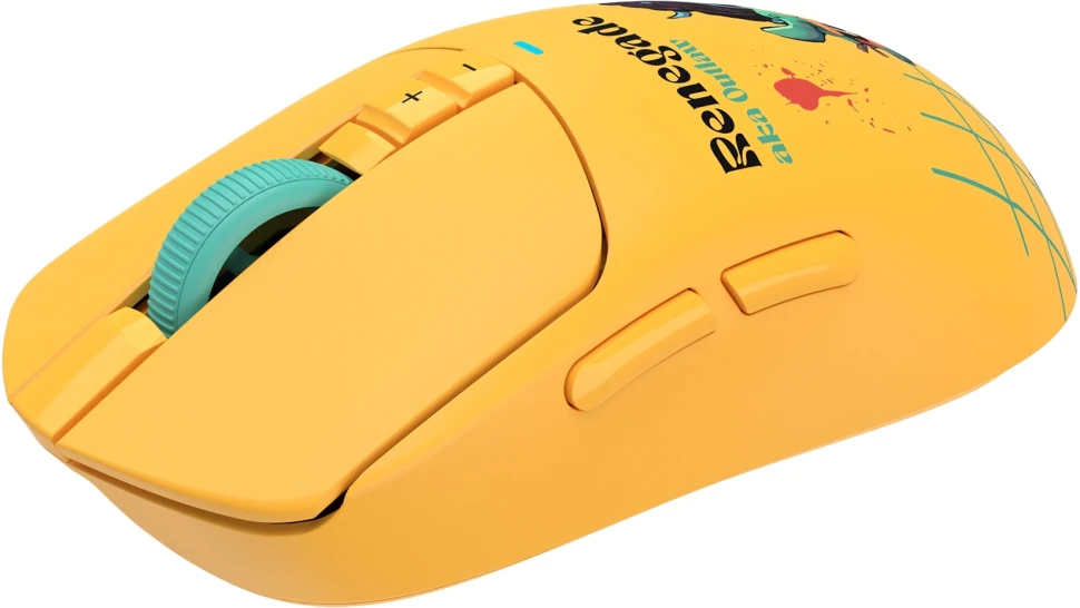 Мышь A4Tech Bloody R72 Ultra Duo Renegade Sunset желтый/рисунок оптическая 20000dpi беспров. USB/USB-C 6but (R72 ULTRA DUO)  