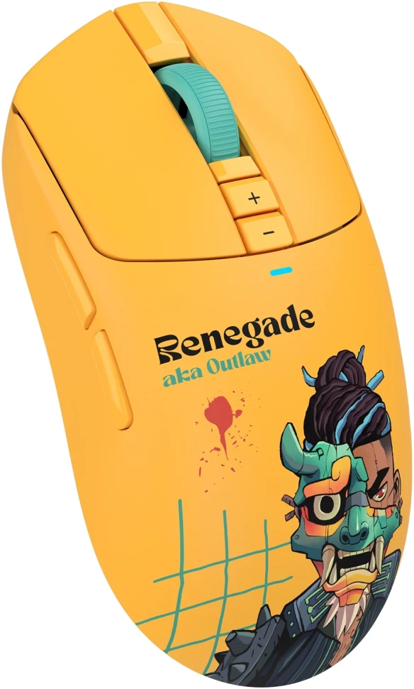 Мышь A4Tech Bloody R72 Ultra Duo Renegade Sunset желтый/рисунок оптическая 20000dpi беспров. USB/USB-C 6but (R72 ULTRA DUO)  