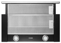 Вытяжка встраиваемая Hyundai HBH 6232 IX нержавеющая сталь/черный управление: кнопочное (1 мотор)