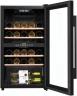 Винный шкаф Maunfeld MFWC-85D28 2-хкамерн. черный глянц.