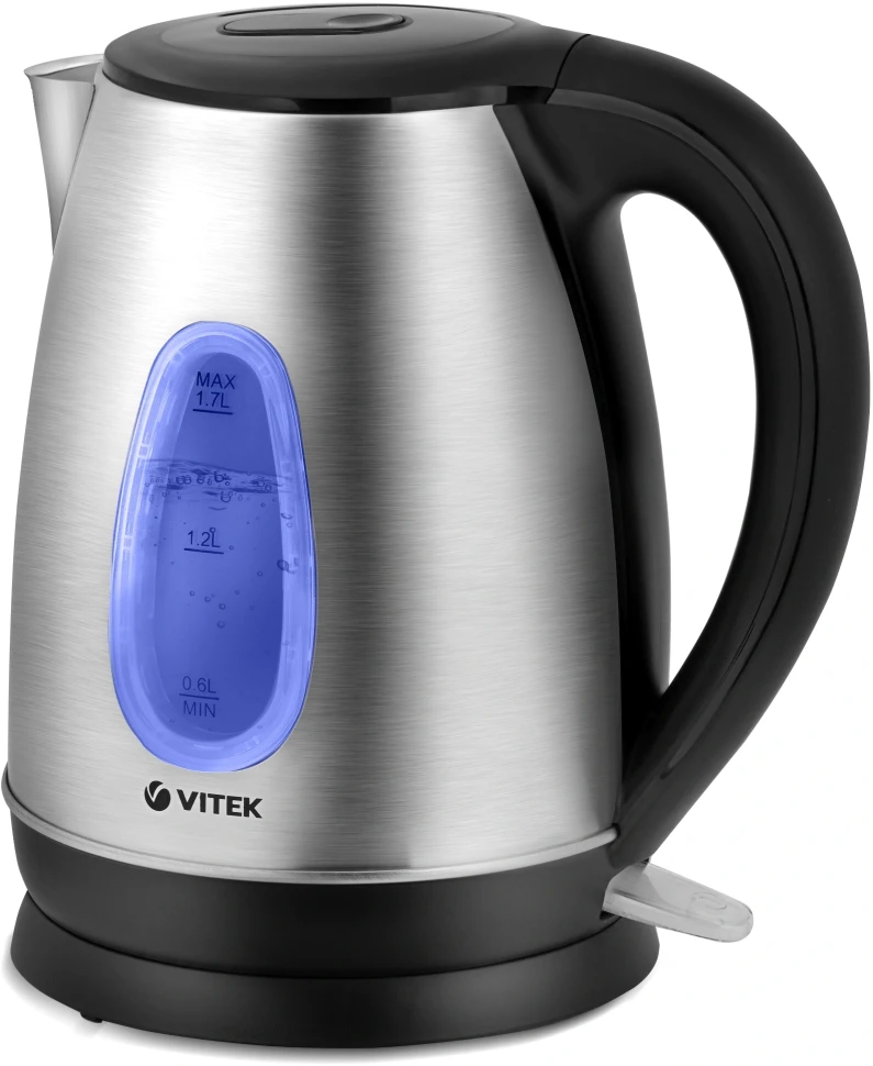 Чайник электрический Vitek VT-7039 1.7л. 2200Вт сталь корпус: металл  