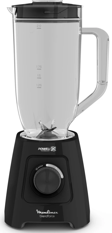 Блендер стационарный Moulinex Blendforce LM458810 600Вт черный  