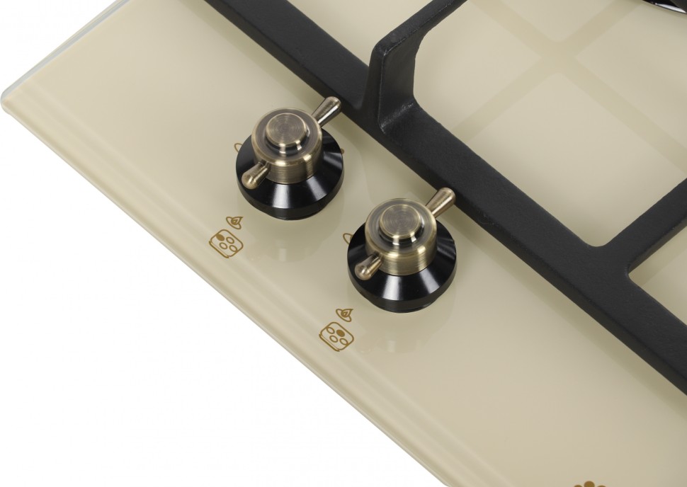 Газовая варочная поверхность Lex GVG 643 C IV слоновая кость
