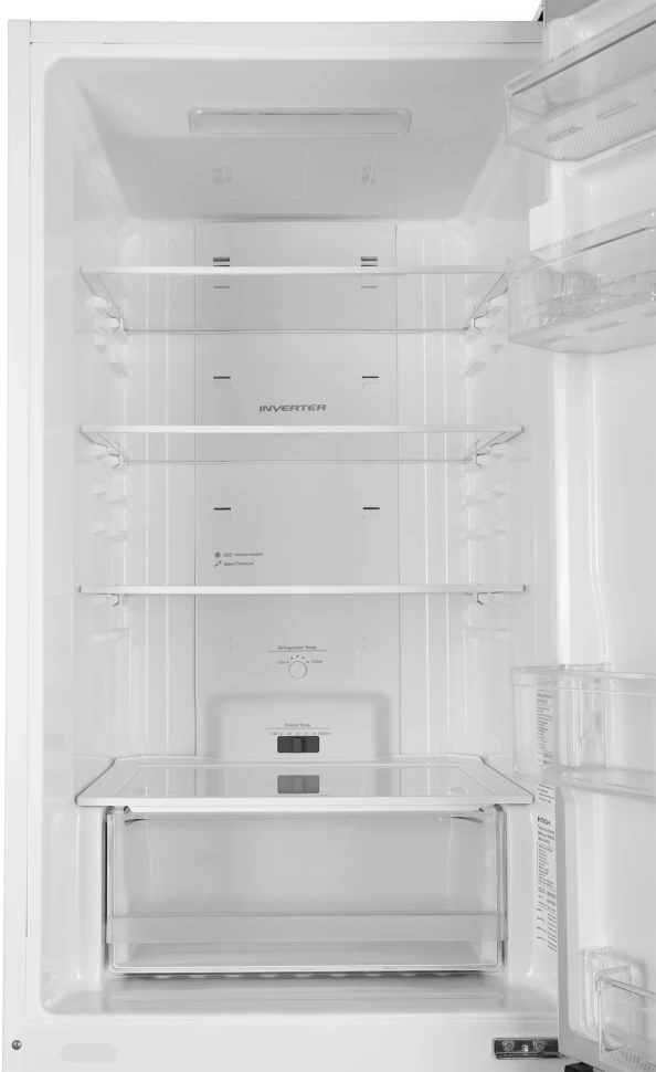 Холодильник Hitachi R-B410PUC6 PWH 2-хкамерн. белый глянц. инвертер