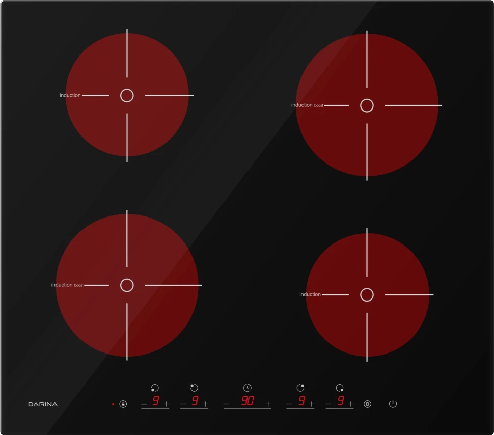 Индукционная варочная поверхность Darina 6P EI 303 B черный
