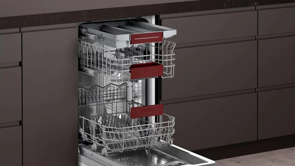 Посудомоечная машина встраив. Neff S855EMX16E узкая инвертер