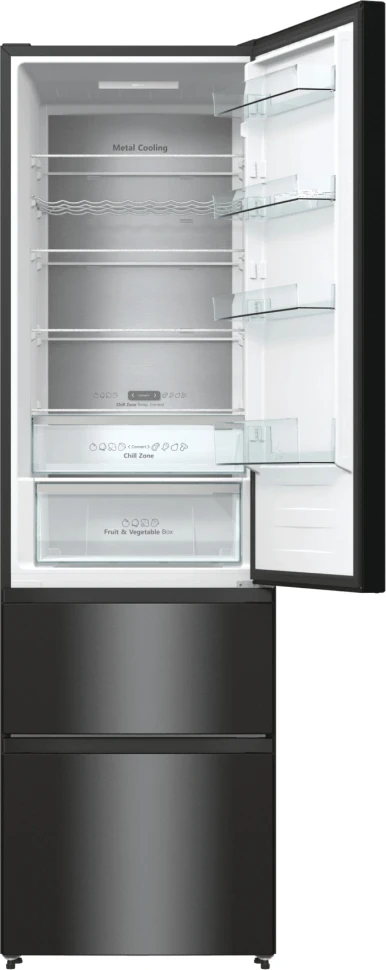Холодильник Hisense RM469N4AFD1 2-хкамерн. черный инвертер  