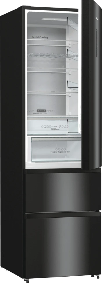 Холодильник Hisense RM469N4AFD1 2-хкамерн. черный инвертер  