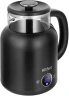 Чайник электрический Kitfort КТ-6725 1.5л. 1200Вт черный корпус: пластик/стекло  