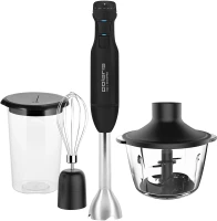 Блендер погружной Polaris Silent PHB 1510GL 1500Вт черный/серебристый