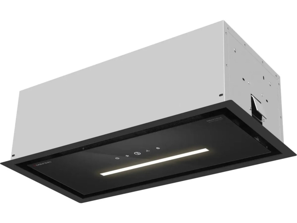 Встраиваемая вытяжка Meferi Smartbox glass comfort 60bk черный  