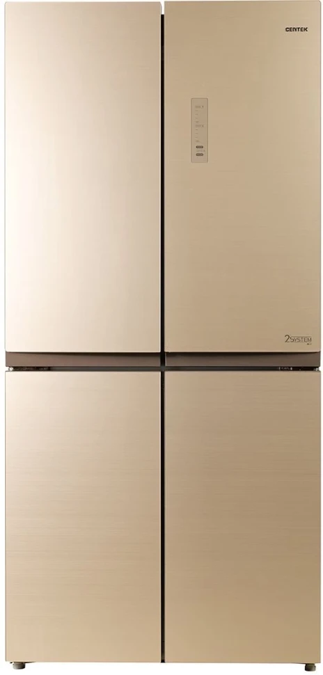 Холодильник Centek CT-1756 NF 3-хкамерн. бежевый