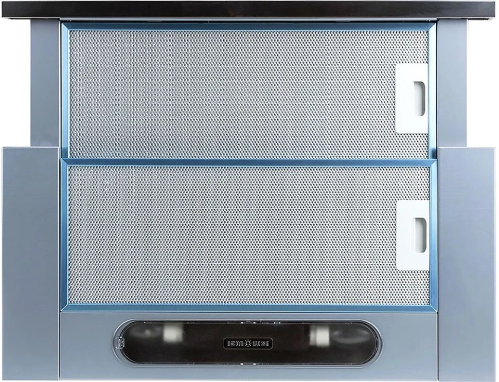 Вытяжка встраиваемая Jet Air Aurora LX/GRX/F/90 серебристый управление: кнопочное (1 мотор)