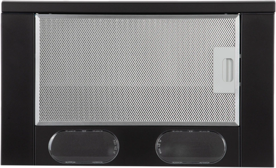 Вытяжка встраиваемая Elikor Интегра 50П-400-В2Л черный управление: кнопочное (1 мотор)