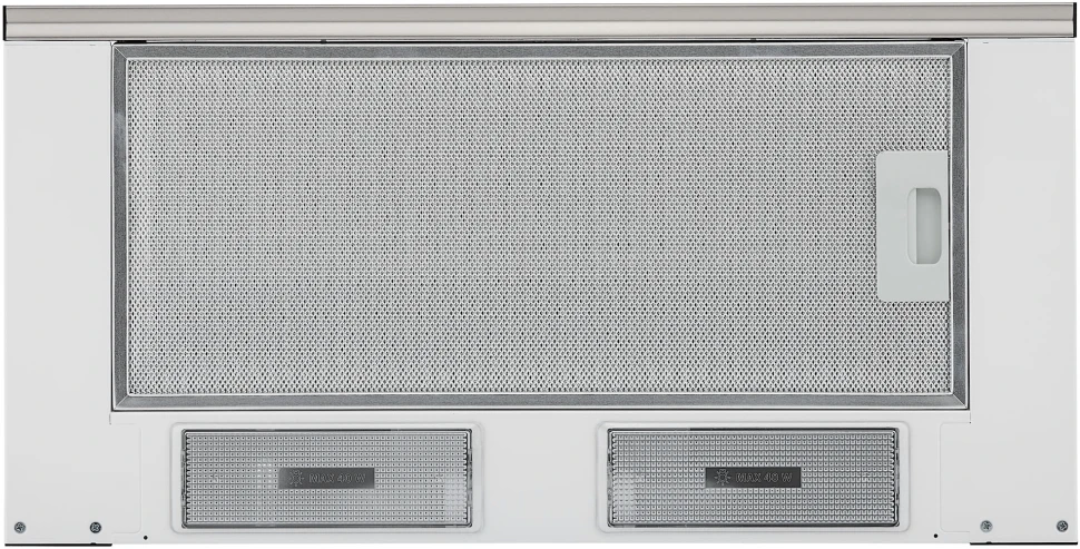 Вытяжка встраиваемая Krona Kamilla ECO 600 IX нержавеющая сталь/белый управление: кнопочное (1 мотор)  