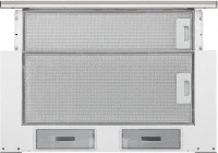 Вытяжка встраиваемая Krona Kamilla ECO 600 IX нержавеющая сталь/белый управление: кнопочное (1 мотор)