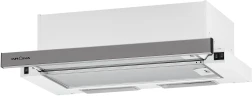 Вытяжка встраиваемая Krona Kamilla ECO 600 IX нержавеющая сталь/белый управление: кнопочное (1 мотор)  