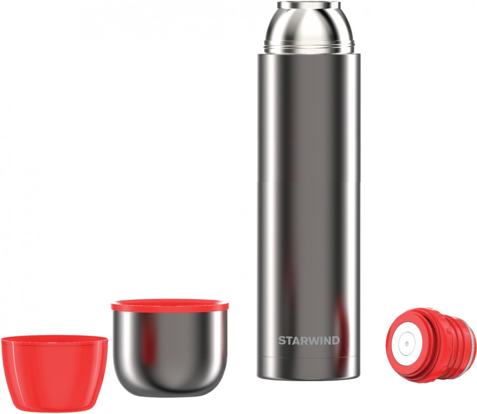 Термос Starwind 20-1200/1 1.2л. графитовый картонная коробка  