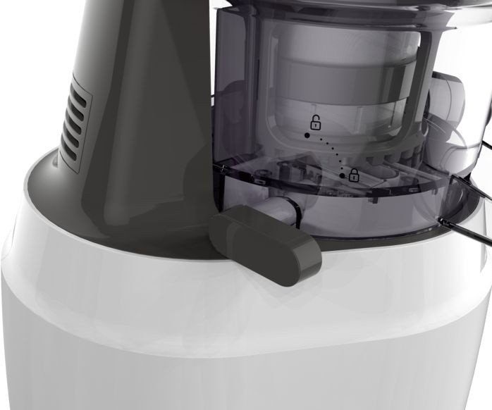 Соковыжималка шнековая Moulinex ZU150110 150Вт белый/черный