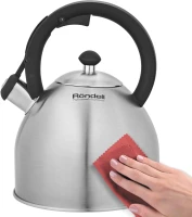 Чайник металлический Rondell Cassia RDS-1886 3.0л. стальной