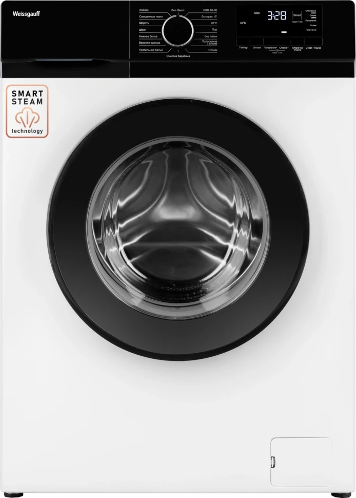 Стиральная машина Weissgauff WM 45106 Steam класс: A+ загр.фронтальная макс.:6кг белый  