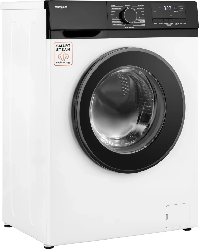 Стиральная машина Weissgauff WM 45106 Steam класс: A+ загр.фронтальная макс.:6кг белый  