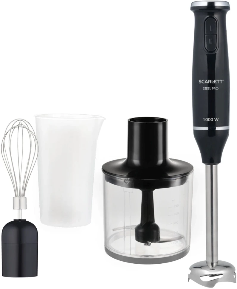 Блендер погружной Scarlett SC-HB42F12 1000Вт черный  