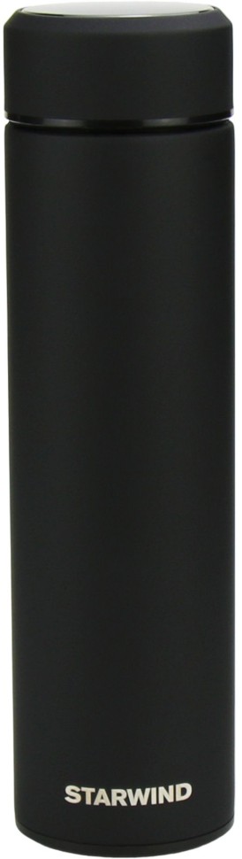 Термос Starwind 22-500 0.45л. черный картонная коробка  