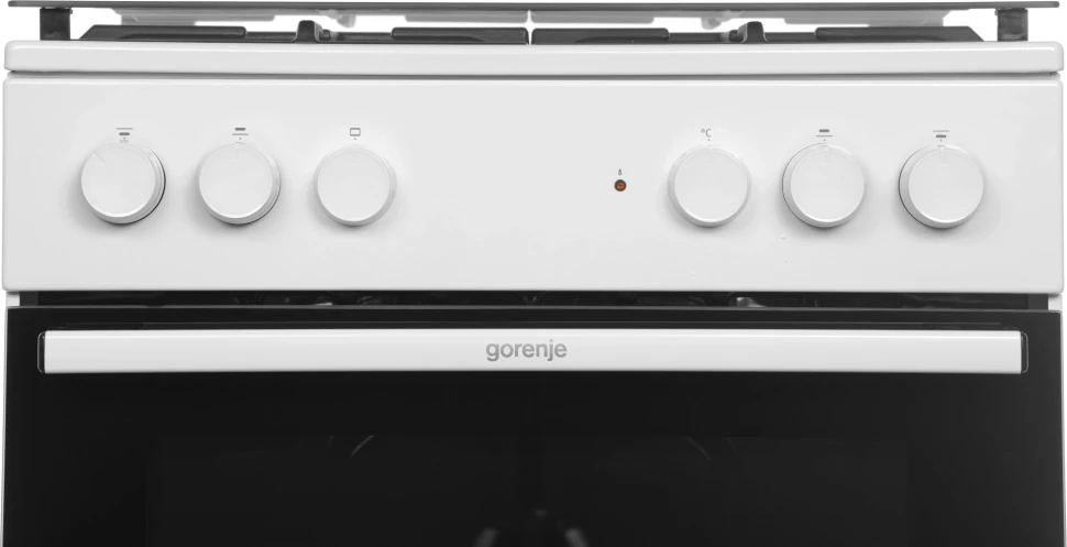 Плита Комбинированная Gorenje GK6A20WF белый (стеклянная крышка) реш.чугун