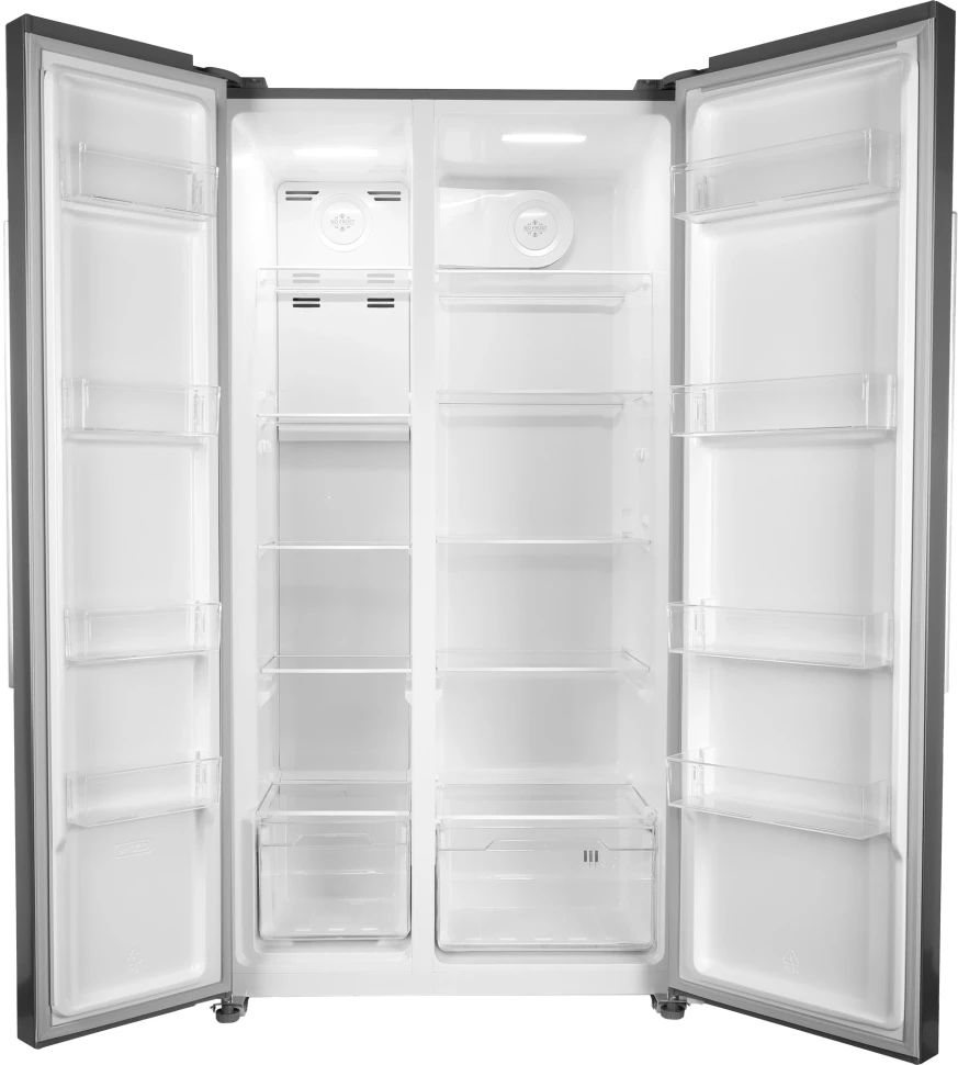 Холодильник Hyundai CS55023F 2-хкамерн. нержавеющая сталь  