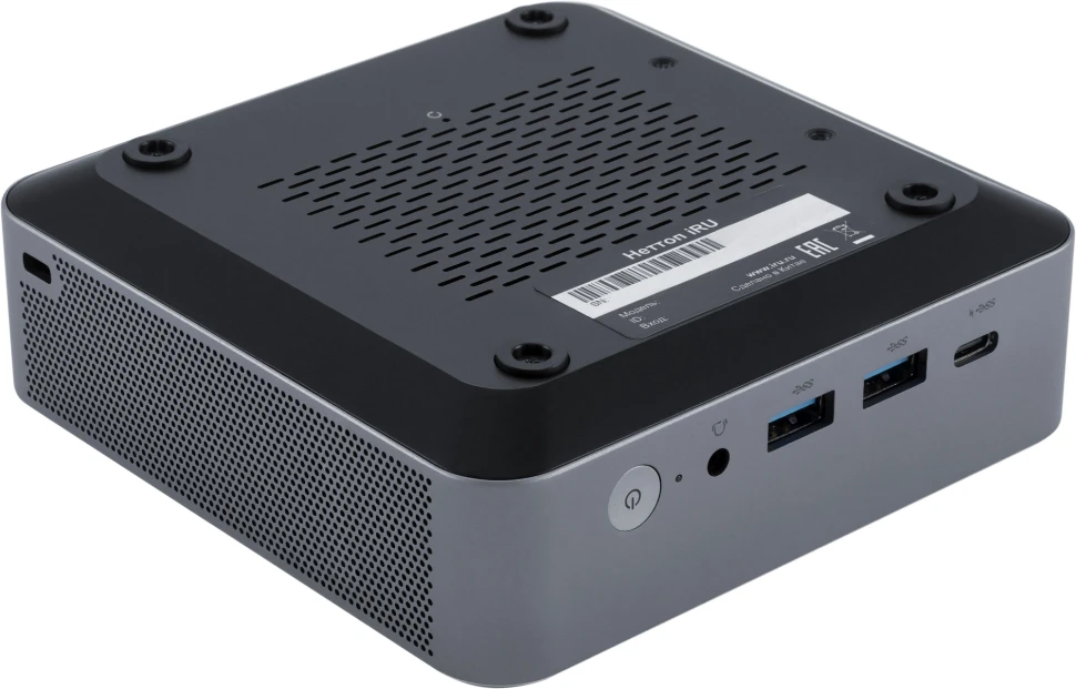 Неттоп IRU Tactio 515 i5 12450H (2) 16Gb SSD512Gb UHDG Windows 11 Pro 64 2xGbitEth WiFi BT 100W серый (2108530)  